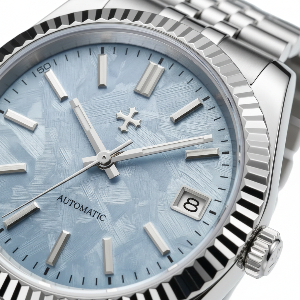 EMPORIAL Ice Blue Dial Macro